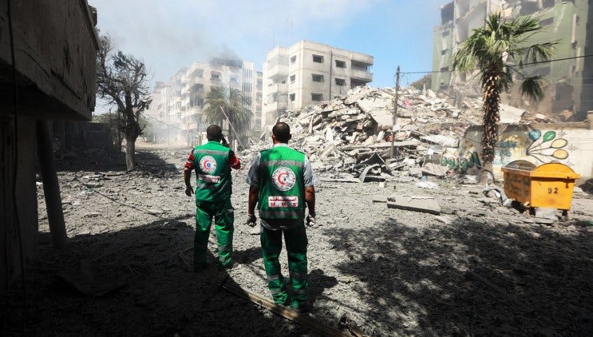 medics-rubble-gaza